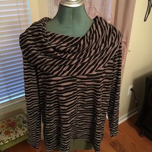 Lane Bryant Cowl Neck Top